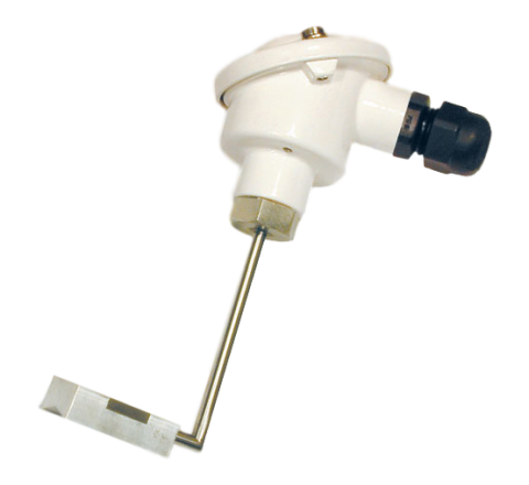 Sonda PT100 a contatto per tubazioni con testa di connessione tipo B cod. BV
