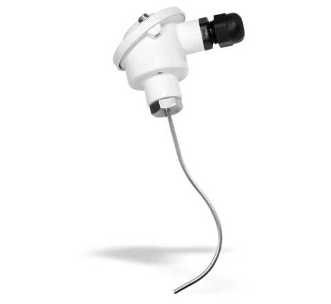 Sonda termocoppia rivestita deformabile con testa di connessione di tipo B - cod. -2-4