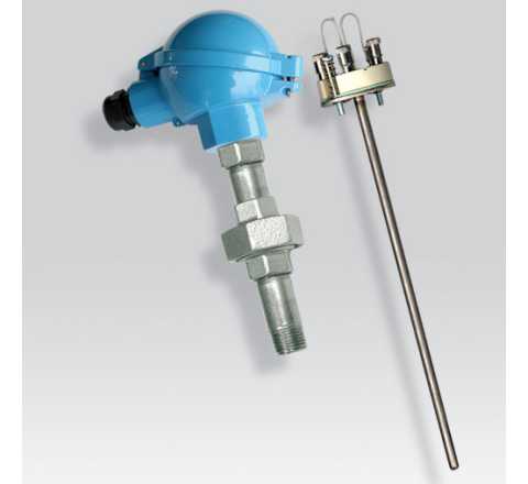 Sonda PT100 ATEX raccordo doppio Union testa tipo DAN cod. DNRU
