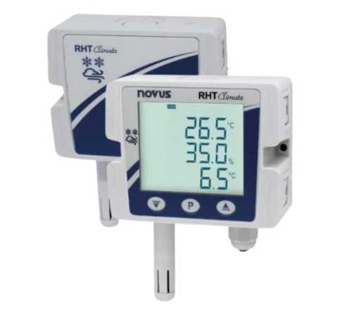 Trasmettitore di temperatura e umidità RHT-CLIMATE-WM con e senza display