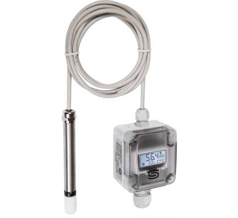 Sonda di umidità ambiente con sensore esterno con display- cod. RPFF