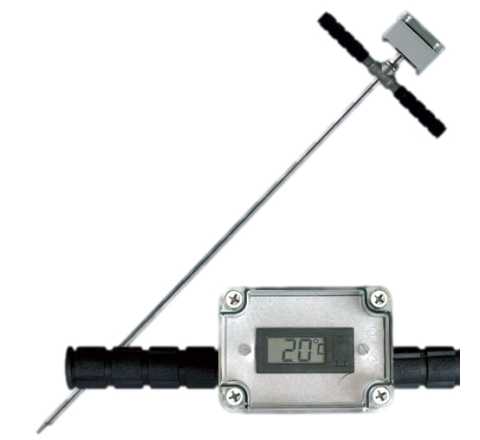 Sonda PT100 per compost e grano con display - cod. SCI