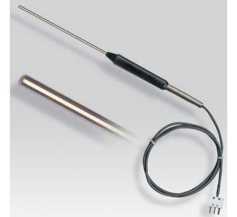 Sonda PT100 a immersione in ambiente acido per termometro digitale portatile - cod. SI