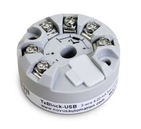 Trasmettitore di temperatura 4-20 mA configurabile - cod. TxBlock-USB