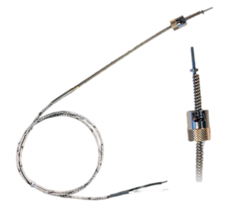 Sonda termocoppia J rivestita deformabile attacco a baionetta - cod. TCBAIO