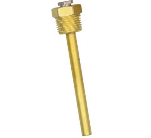 Pozzetto in ottone pulito con vite di pressione, Ø interno 5,2 mm - cod. THE-MS-G