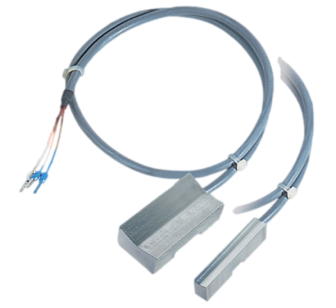 Sonda PT100 a contatto per tubazione con piastrina a V - cod. VAL