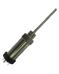 Sonda PT100 attacco 1/2 " Gas Maschio e connettore DIN (morsetti faston) cod. CTRDIN