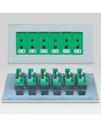 Pannello (senza connettori) per base termocoppia standard a incastro - cod. PSC