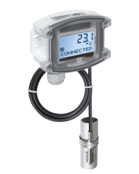 Sonda di temperatura a contatto per tubazione con sensore staccato con uscita wMODBUS - cod. ALTM2-wModbus-x