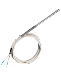 Sonda Pt100 con cavo e molla di rinforzo, Ø 6mm