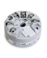 Trasmettitore di temperatura 4-20 mA configurabile - cod. TxBlock-USB