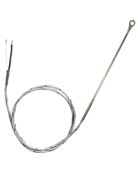 Sonda termocoppia rivestita deformabile e anello di fissaggio - cod. TC
